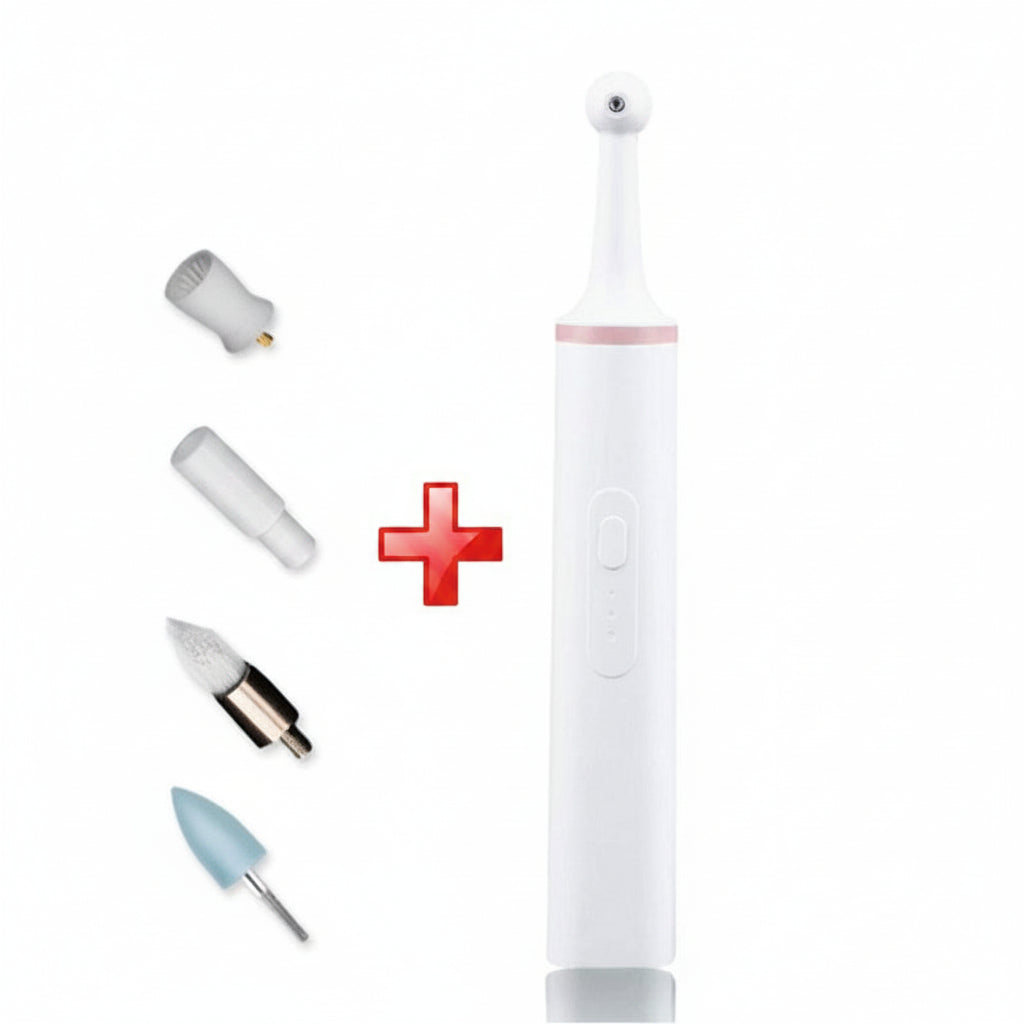 DENTICLEAR – Rimuovi placca avanzato a LED con tecnologia di pulizia orale ricaricabile