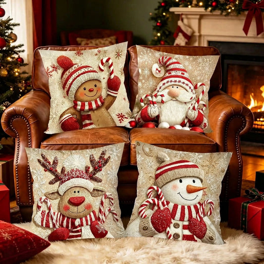 SEASONELIA – Festive Throw Pillow Covers for Effortless Home Decoration