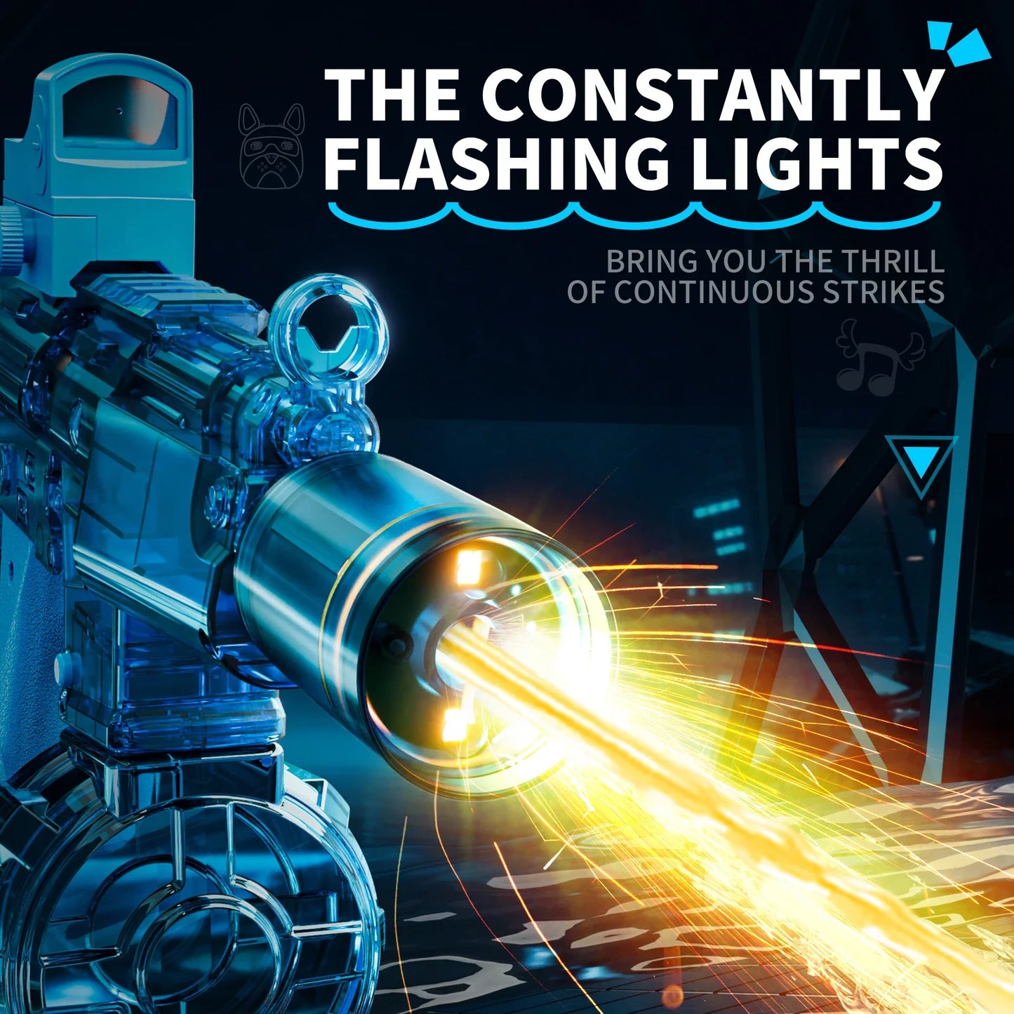 BLASTLIVA – Electric Water Gun with Simulated Recoil Effects
