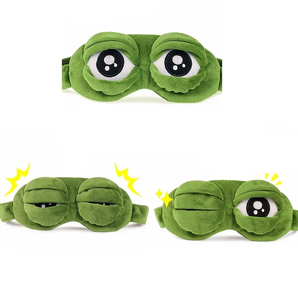 FROGCLOUD – Blødt sovemaske til afslappende rejse-lure
