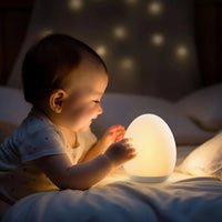 PRISMNEST – Wiederaufladbare Nachtlampe mit mehrfarbigem Leuchten