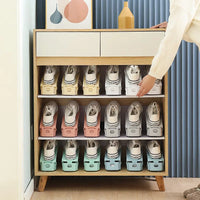 STACKSTEP – Adjustable Shoe Stacker Space-Saving Organizer Set