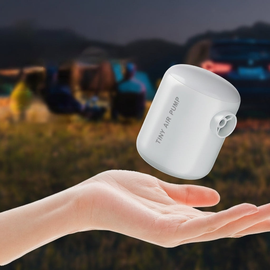 CAMPAIR – Kompakte elektrische Pumpe für Outdoor-Abenteuer