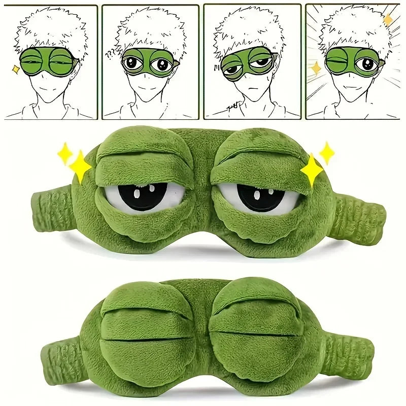 FROGCLOUD – Blødt sovemaske til afslappende rejse-lure