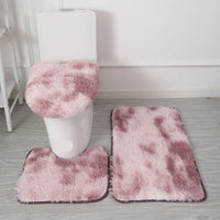 SOFTLAVO – Toilet Cover & Bath Mat Set Elegant Style