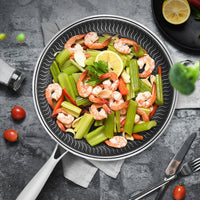 SIZZORIA – Practical Frying Pan for Easy Meal Preparation
