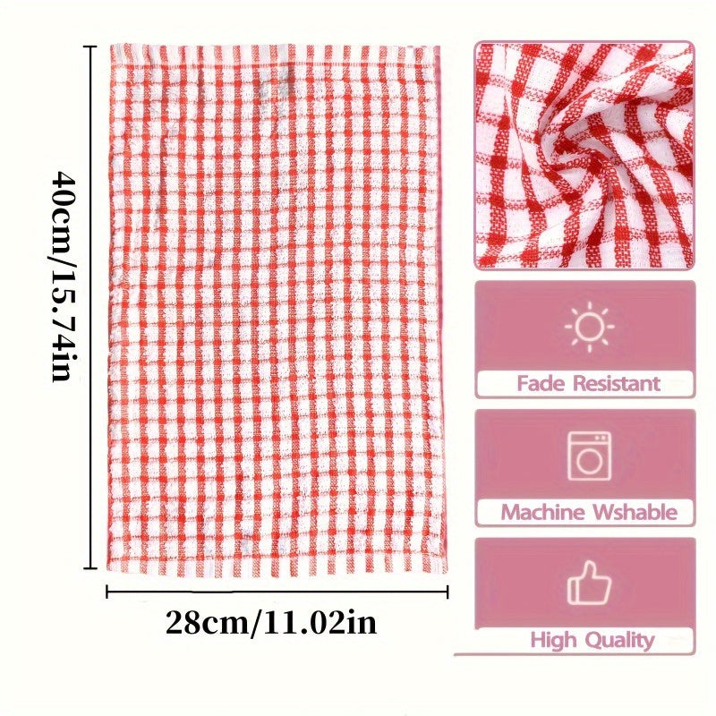 PLAIDCLEAN – Reusable Kitchen Cloth Set Soft Quick Dry