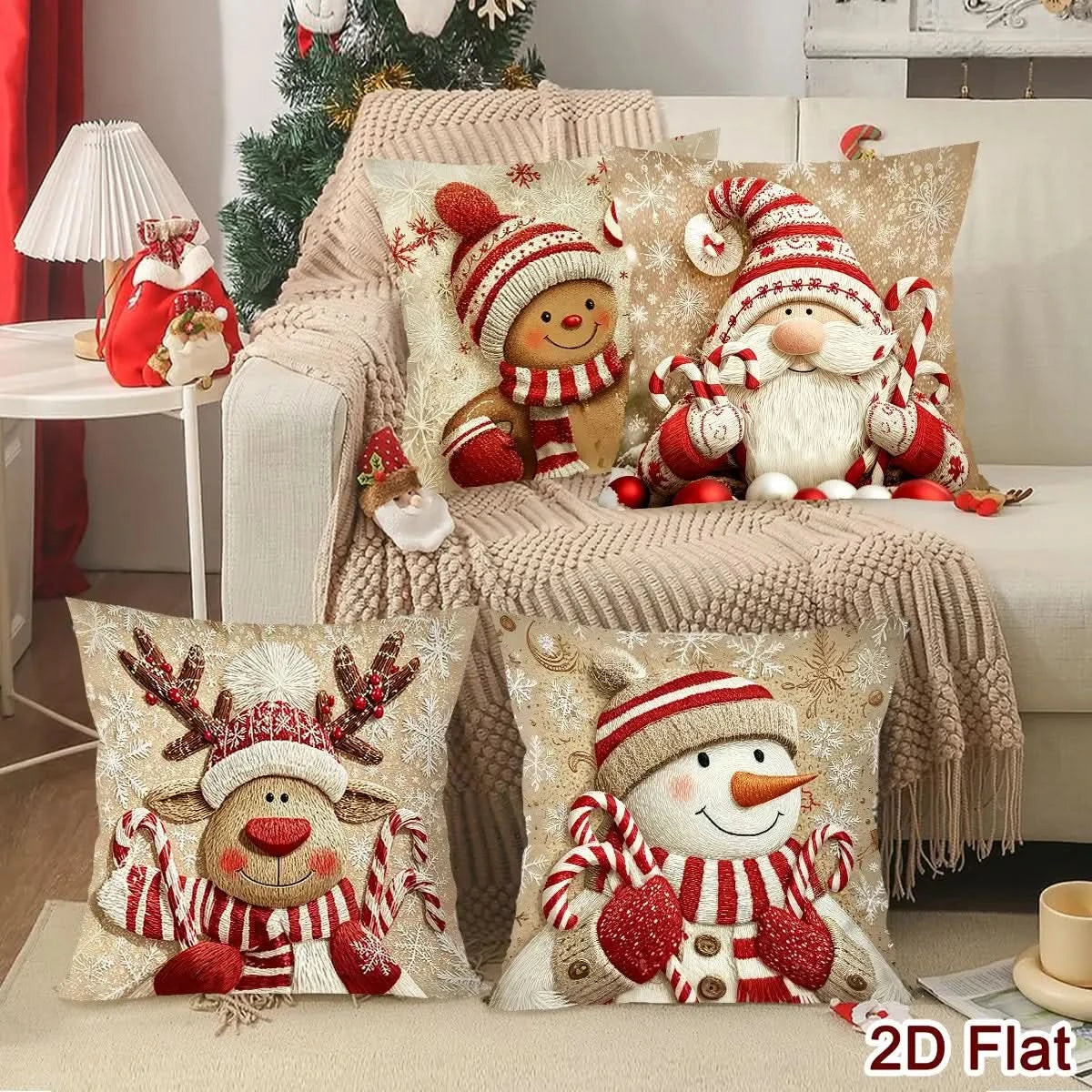 SEASONELIA – Festive Throw Pillow Covers for Effortless Home Decoration
