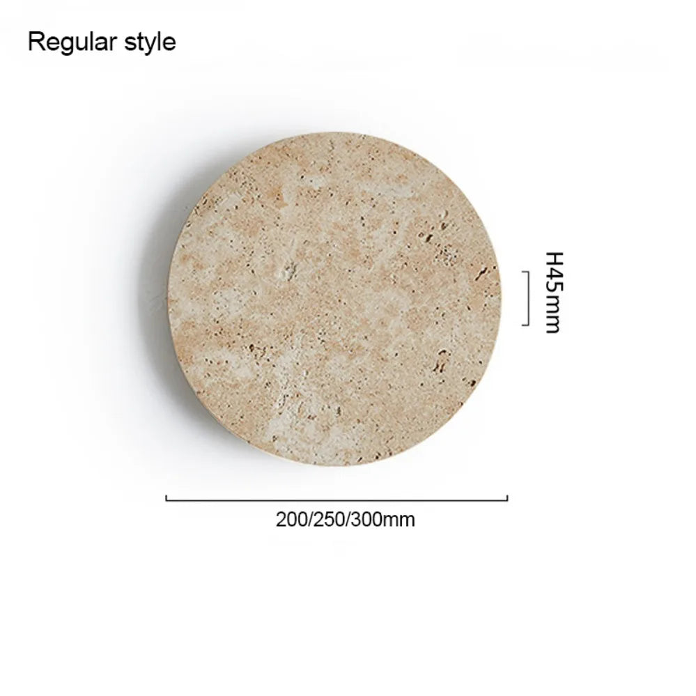 TRAVERO – Wabi Sabi Yellow Travertine LED Wall Light