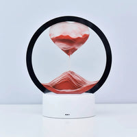 DUNEFLOW – 3D Hourglass Lamp with Dynamic Sand Display