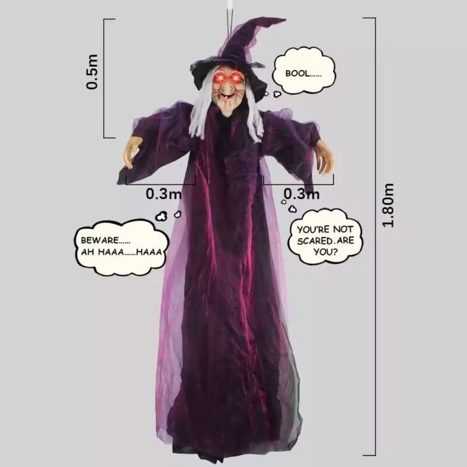 HEXWILLOW – Hanging Witch Doll for Chilling Seasonal Scares