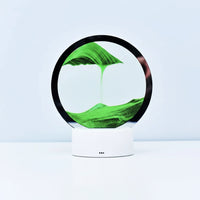 DUNEFLOW – 3D Hourglass Lamp with Dynamic Sand Display