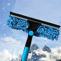SKYSHINE - 2-in-1 High Window Cleaning Kit with Extendable Pole & Squeegee 2