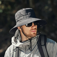 SOLGUARD - Breathable wide brim sun hat with UV protection designed for outdoor comfort, travel, and all-day sun safety 0