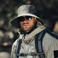 SOLGUARD - Breathable wide brim sun hat with UV protection designed for outdoor comfort, travel, and all-day sun safety 1