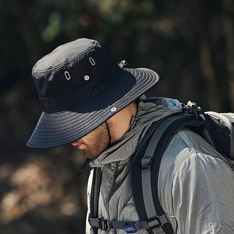 SOLGUARD - Breathable wide brim sun hat with UV protection designed for outdoor comfort, travel, and all-day sun safety 2