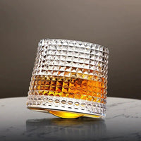 SPINSPIRIT - Rotating Crystal Whiskey Glass Set for Enhanced Flavor 0