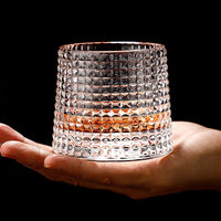 SPINSPIRIT - Rotating Crystal Whiskey Glass Set for Enhanced Flavor 1