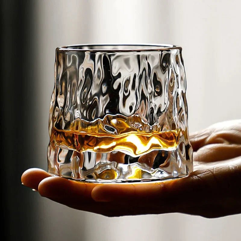 SPINSPIRIT - Rotating Crystal Whiskey Glass Set for Enhanced Flavor 6