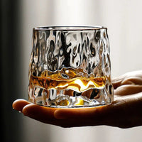 SPINSPIRIT - Rotating Crystal Whiskey Glass Set for Enhanced Flavor 6