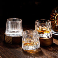SPINSPIRIT - Rotating Crystal Whiskey Glass Set for Enhanced Flavor 8