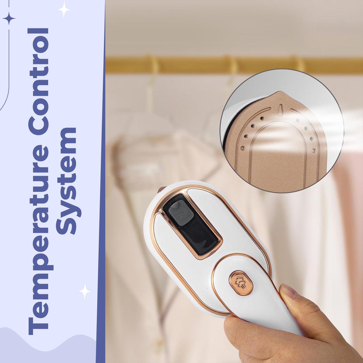 STEAMGO - Portable Micro Steam Iron for Quick and Efficient Wrinkle Removal 3