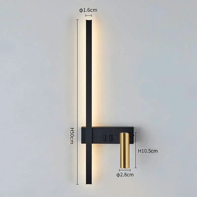 FOCENORA – Adjustable Wall Light for Directional Reading Illumination