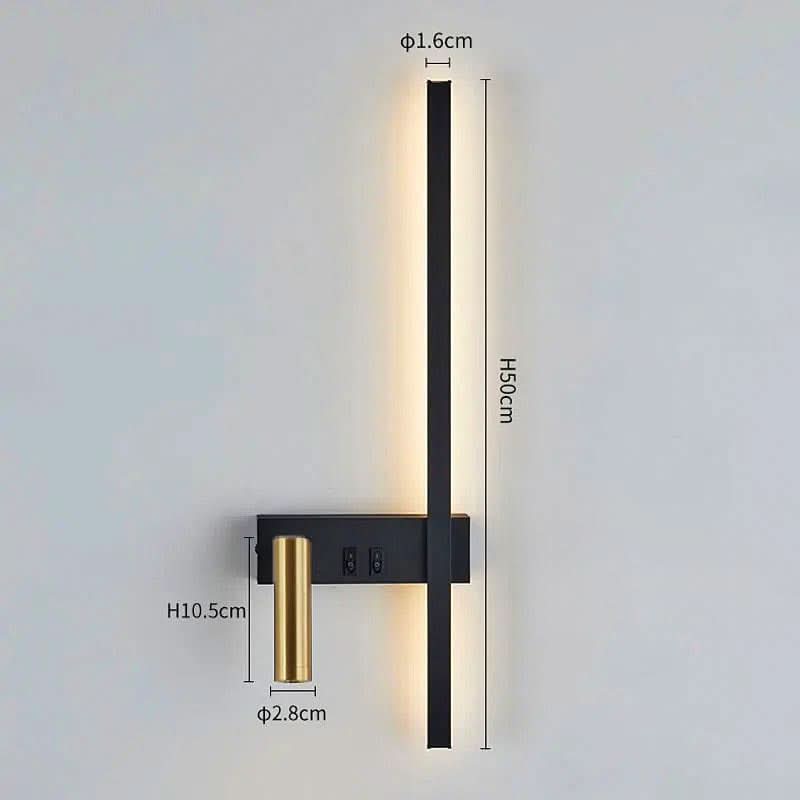 FOCENORA – Adjustable Wall Light for Directional Reading Illumination