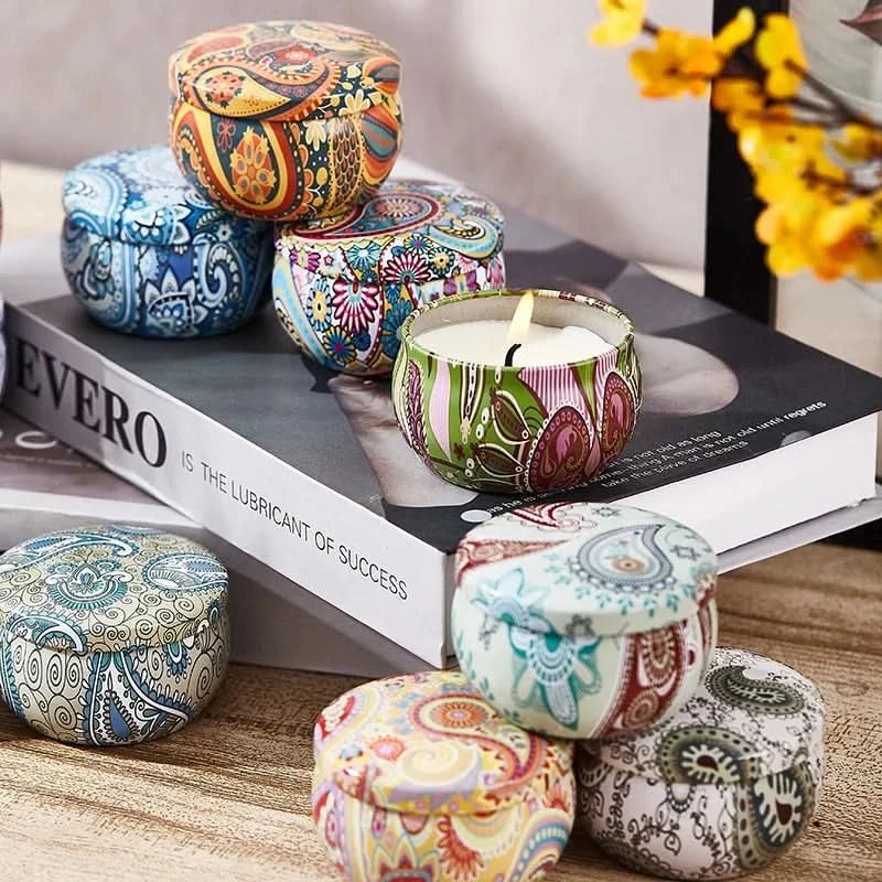 AROMAVESSA – Scented Candle Set for Relaxing Home Ambience