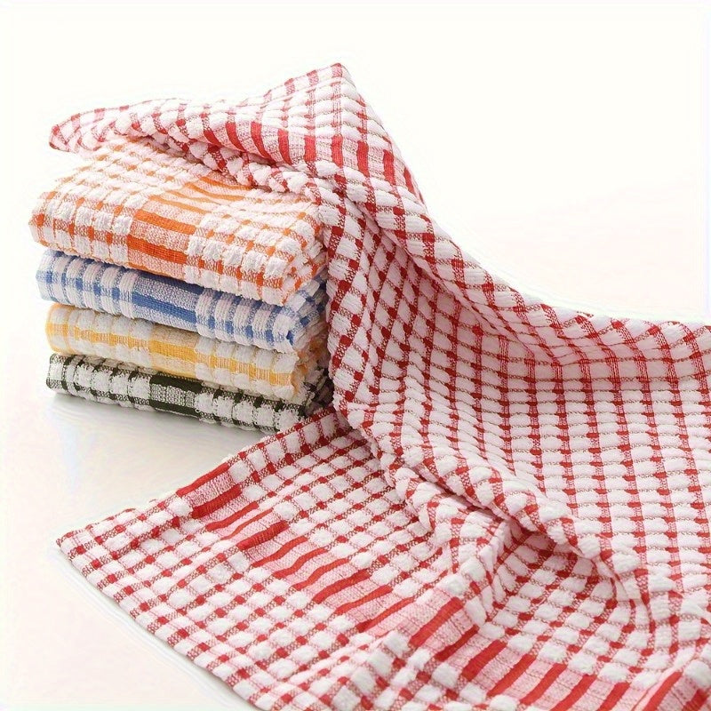 PLAIDCLEAN – Reusable Kitchen Cloth Set Soft Quick Dry