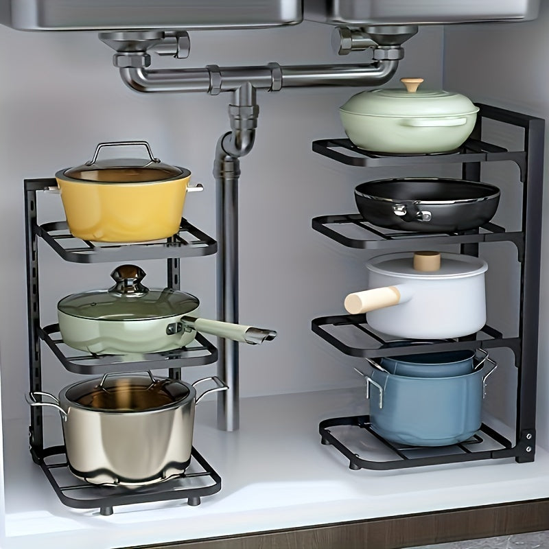 RACKCHEF – Adjustable Kitchen Rack for Pots & Pans