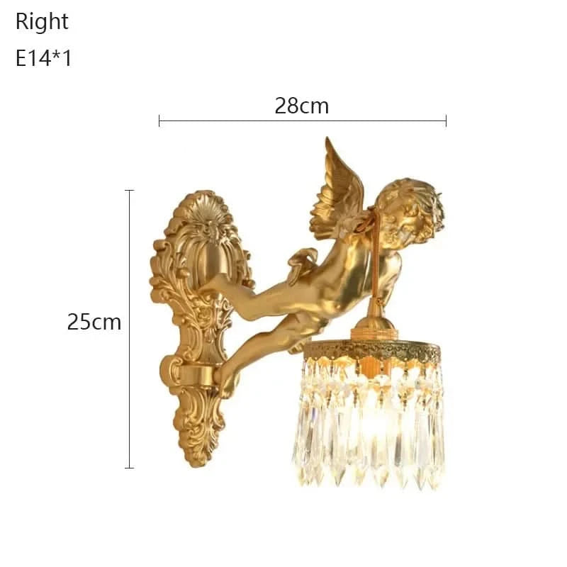 CHERULORIA – Decorative Angel Wall Light for Elegant Home Interiors