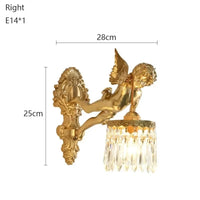 CHERULORIA – Decorative Angel Wall Light for Elegant Home Interiors