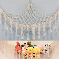MACRANEST – Hand-Woven Toy Net for Cozy Room Decor
