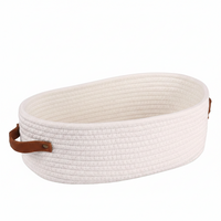 OVANEST – Oval Woven Storage Basket for Bathroom Organization