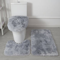 SOFTLAVO – Toilet Cover & Bath Mat Set Elegant Style