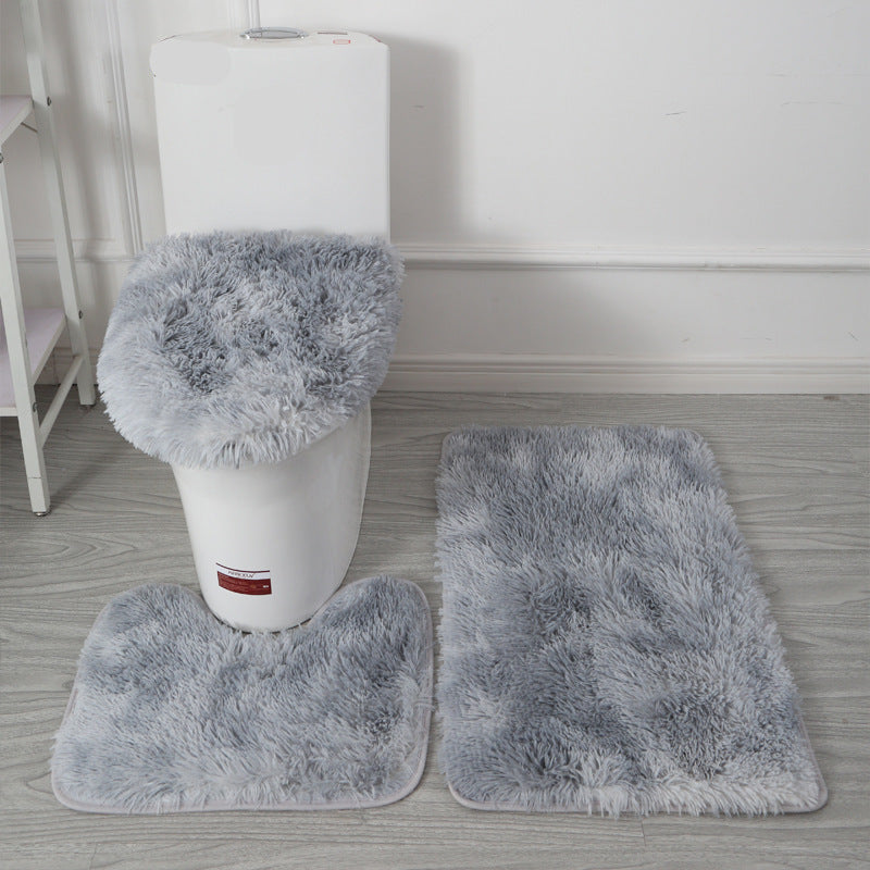 SOFTLAVO – Toilet Cover & Bath Mat Set Elegant Style
