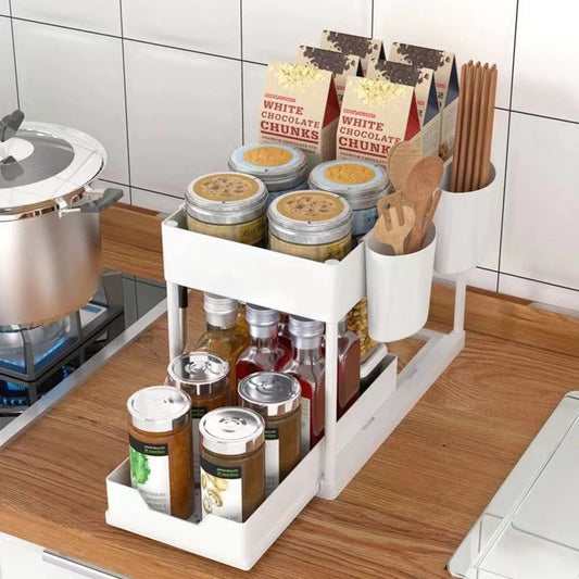 SLIDENEST – Pull Out Sliding Rack Space-Saving Organizer