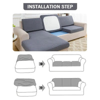 STRETCHFLOW – Thick Sofa Seat Cover Solid Color Comfort