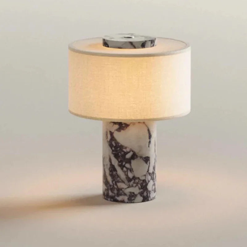 LIVARO - Natural Marble Touch Dimmable Table Lamp