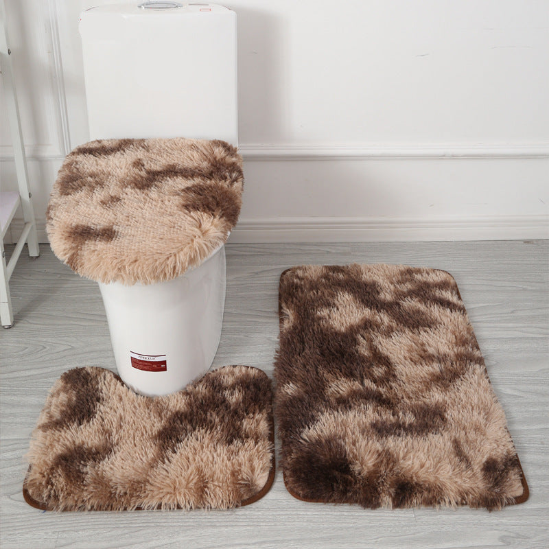 SOFTLAVO – Toilet Cover & Bath Mat Set Elegant Style