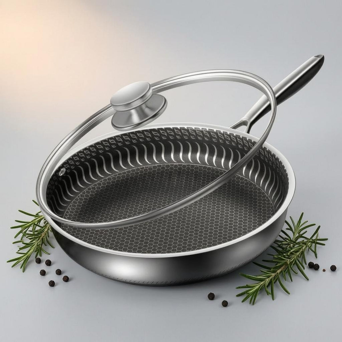 SIZZORIA – Practical Frying Pan for Easy Meal Preparation