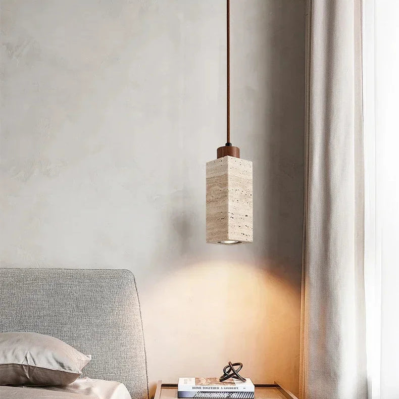 CAVESTONE – Wabi Sabi Yellow Stone Pendant Light