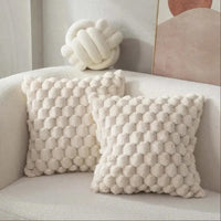 GRIDHAVEN – 3D Textured Pillowcase for Living Room Comfort