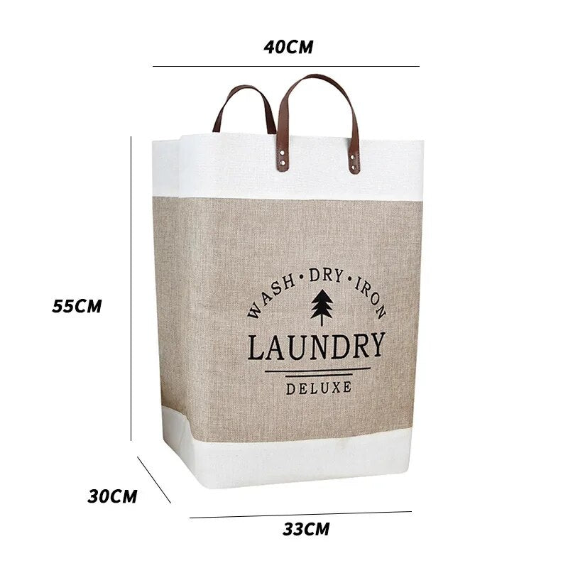 ORGANIBIN – Fabric Storage Basket for Clothes & Essentials