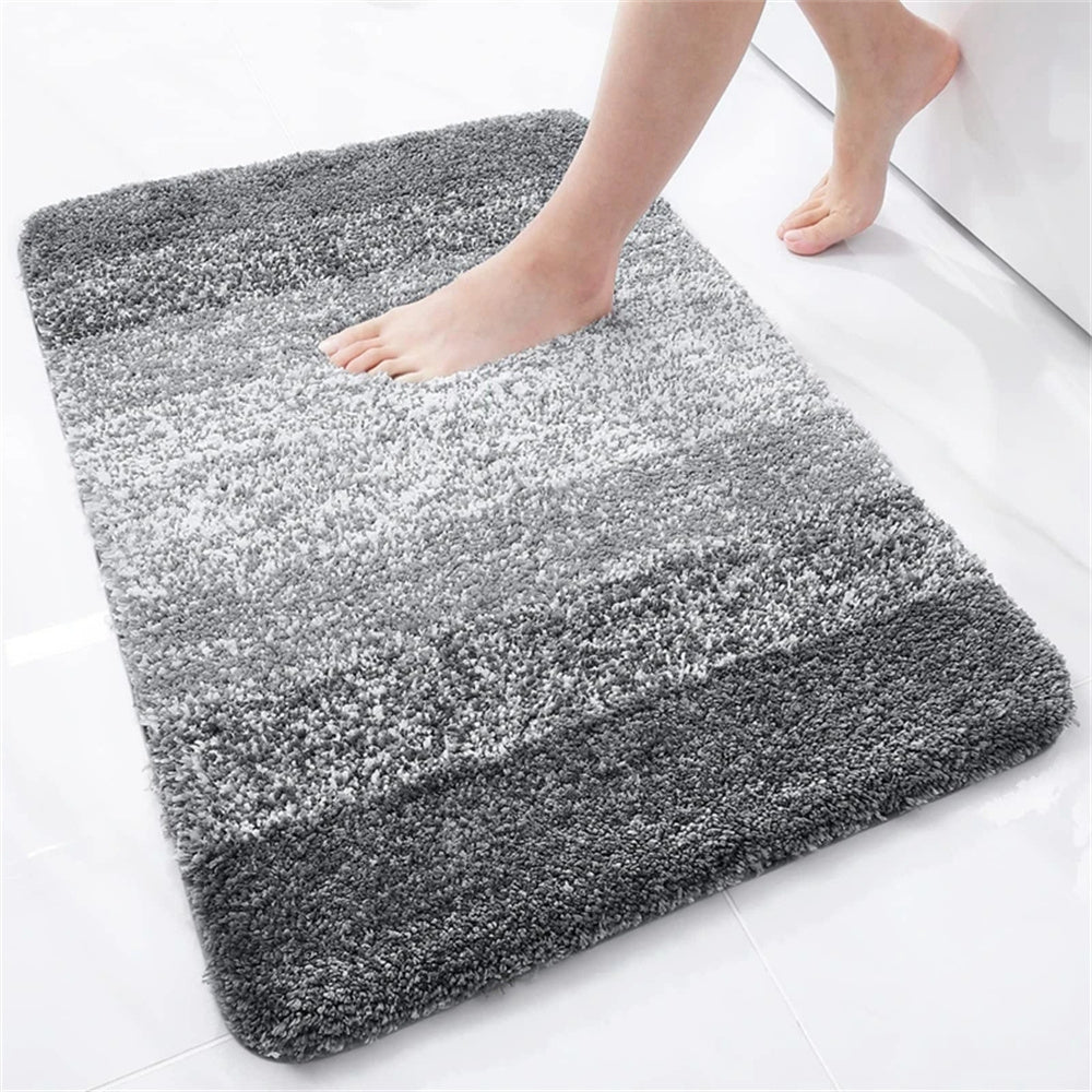 LUXCONTOUR – Soft Toilet Rug with Plush Non-Slip Design