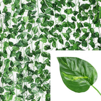 IVYNEST – Artificial Green Ivy Garland Hanging Vine Decor