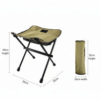 TREKSEAT – Tragbarer Aluminium Klapp-Campinghocker