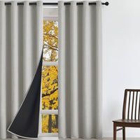 LUXEDRAPE - 100% Blackout Curtains with Coated Lining for Total Comfort