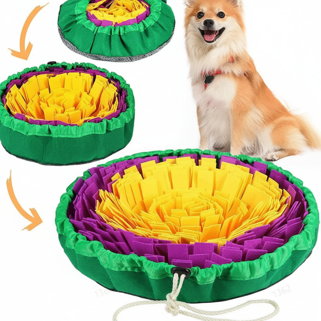Snuffle Mat for Dogs - Eco-Friendly Slow Feeding Sniffing Mat, Washable & Portable